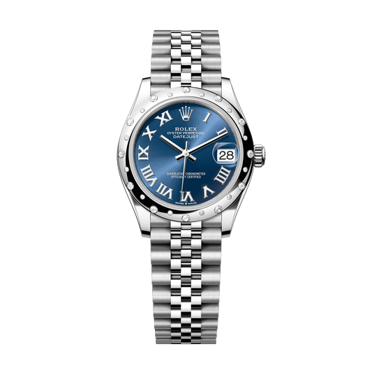Rolex Datejust 31 mm Steel White Gold Blue Diamond Jubilee 278344rbr-0036