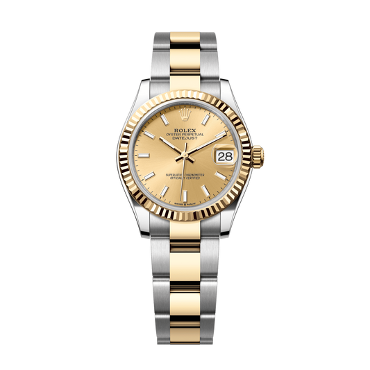 Rolex Datejust 31 mm Champagne Dial Oystersteel 18k Gold Oyster 278273-0013