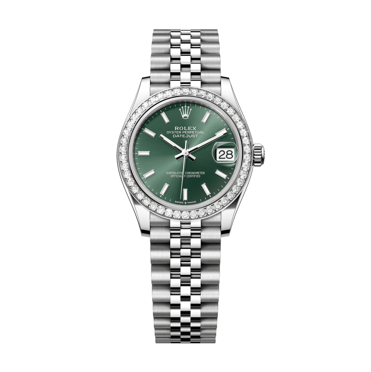 Rolex Datejust 31 mm Mint Green Diamond Jubilee 278384rbr-0022