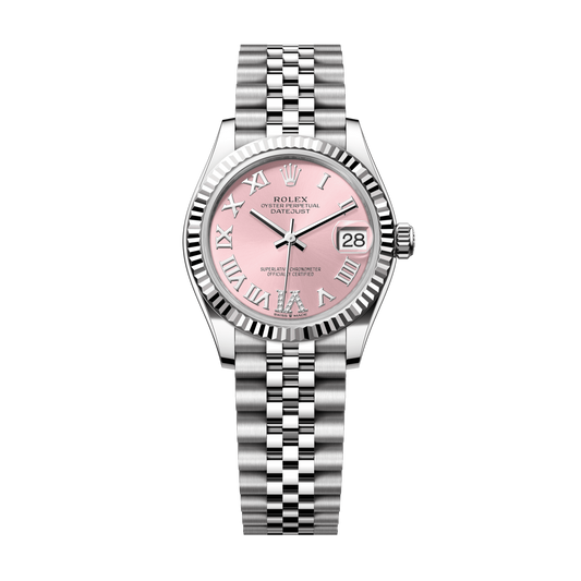 Rolex Datejust 31 31 mm Oystersteel White Gold Pink Diamond Dial Jubilee Bracelet 278274-0024
