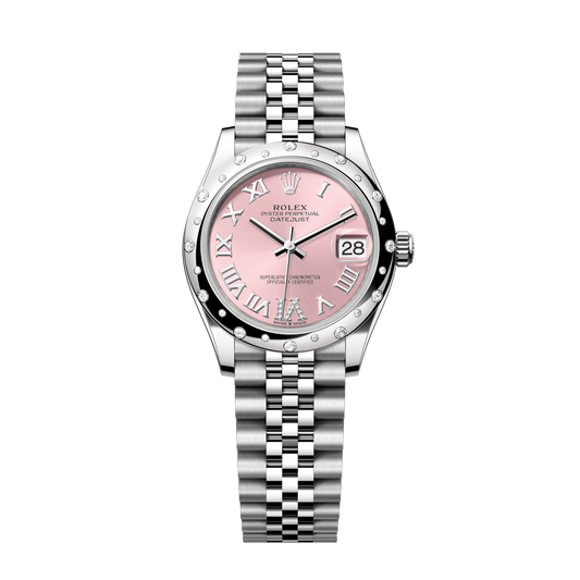 Rolex Datejust 31 mm Steel White Gold Pink Dial Jubilee 278344rbr-0026