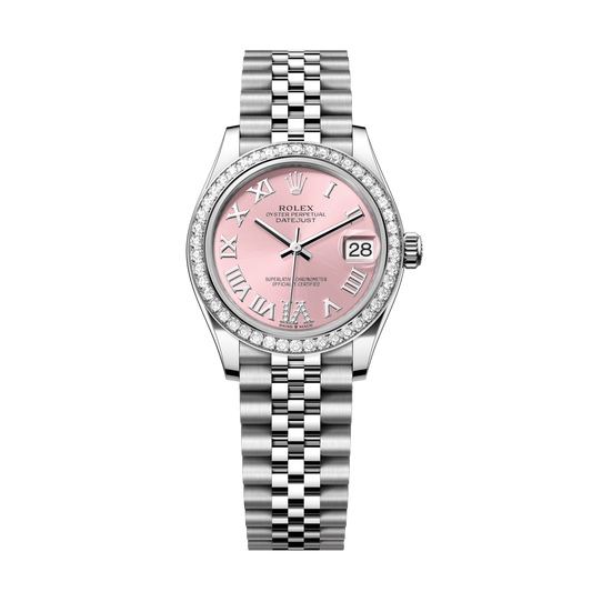 Rolex Datejust 31 mm Steel White Gold Pink Diamond Jubilee 278384rbr-0028