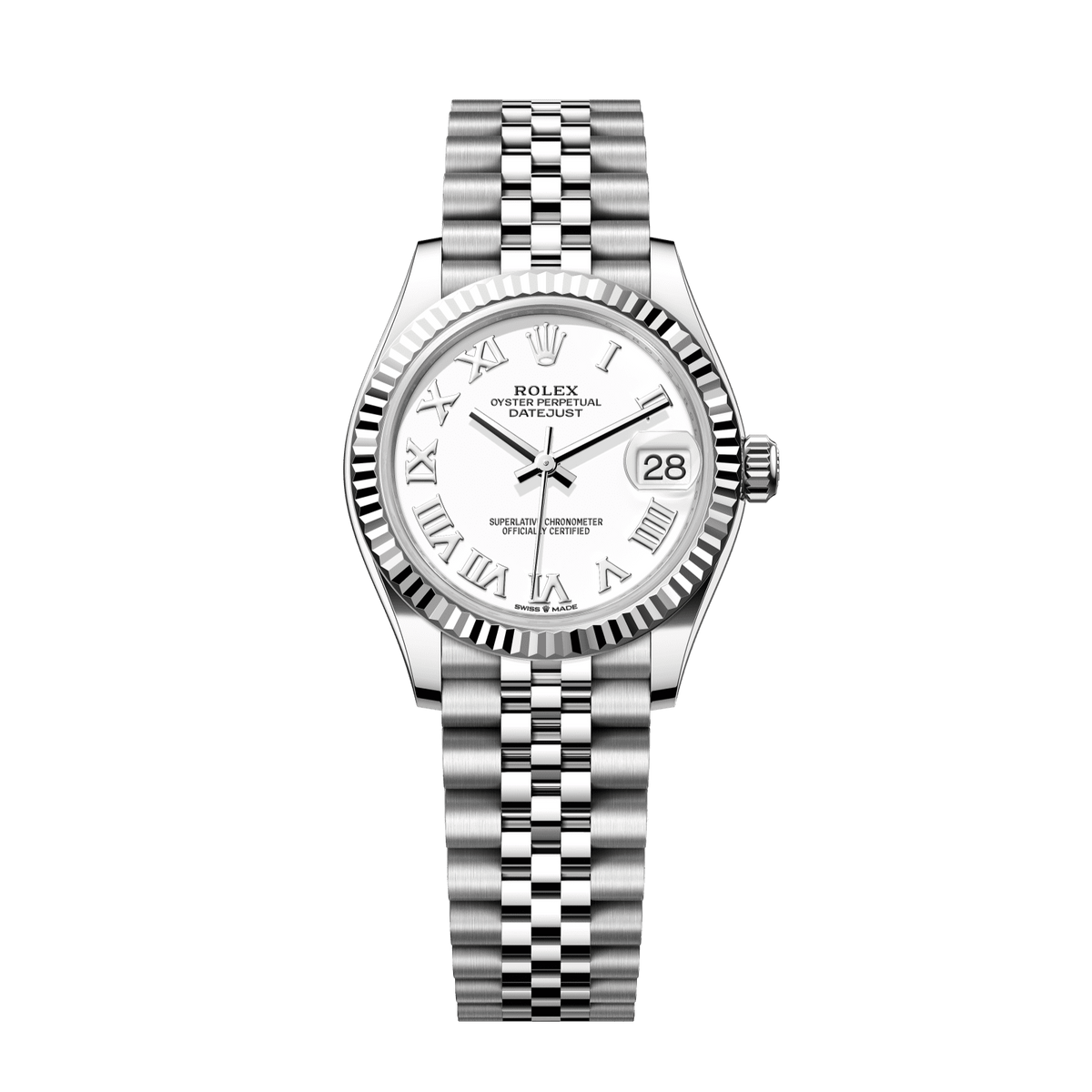 Rolex Datejust 31 31 mm White Gold White Dial Bracelet 278274-0010