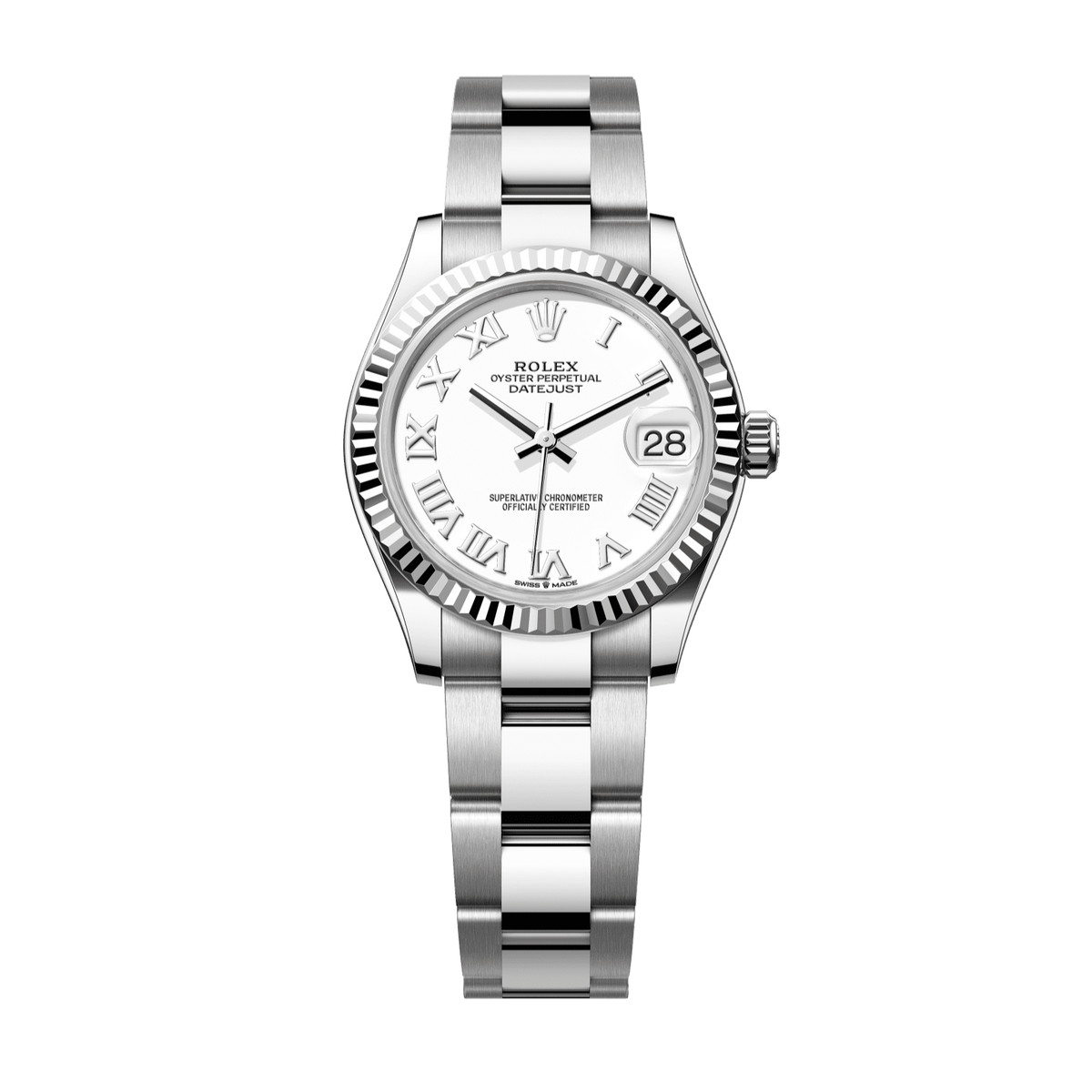 Rolex Datejust 31 mm Oystersteel White Gold White Oyster 278274-0009