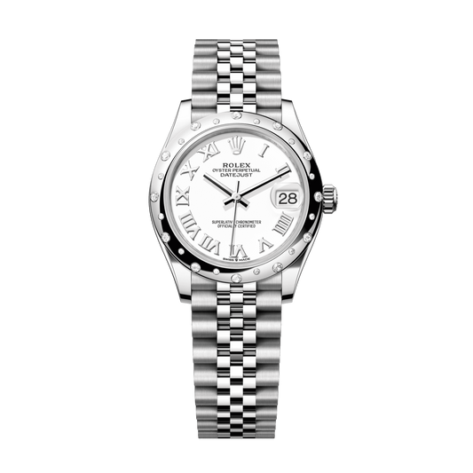 Rolex Datejust 31 mm Oystersteel White Gold Diamond Dial Bracelet 278344rbr-0012