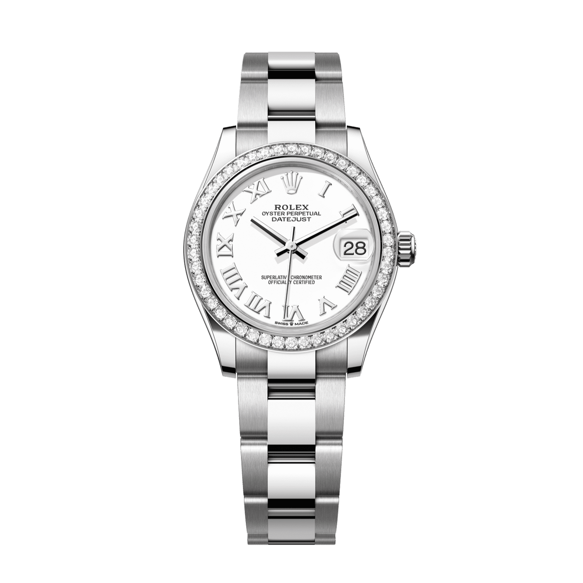 Rolex Datejust 31 mm White Gold White Diamond Oyster 278384rbr-0013