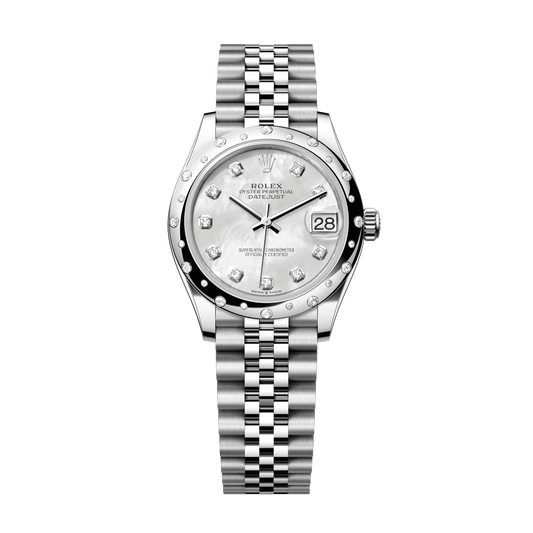 Rolex Datejust 31 mm Oystersteel White Gold Diamond Dial Bracelet 278344rbr-0006