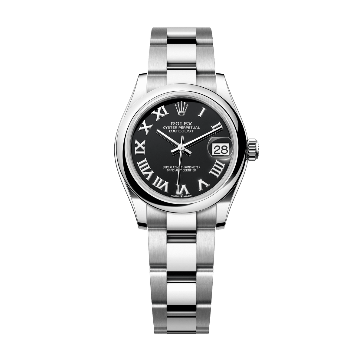 Rolex Datejust 31 mm Oystersteel Bright Black Oyster 278240-0001