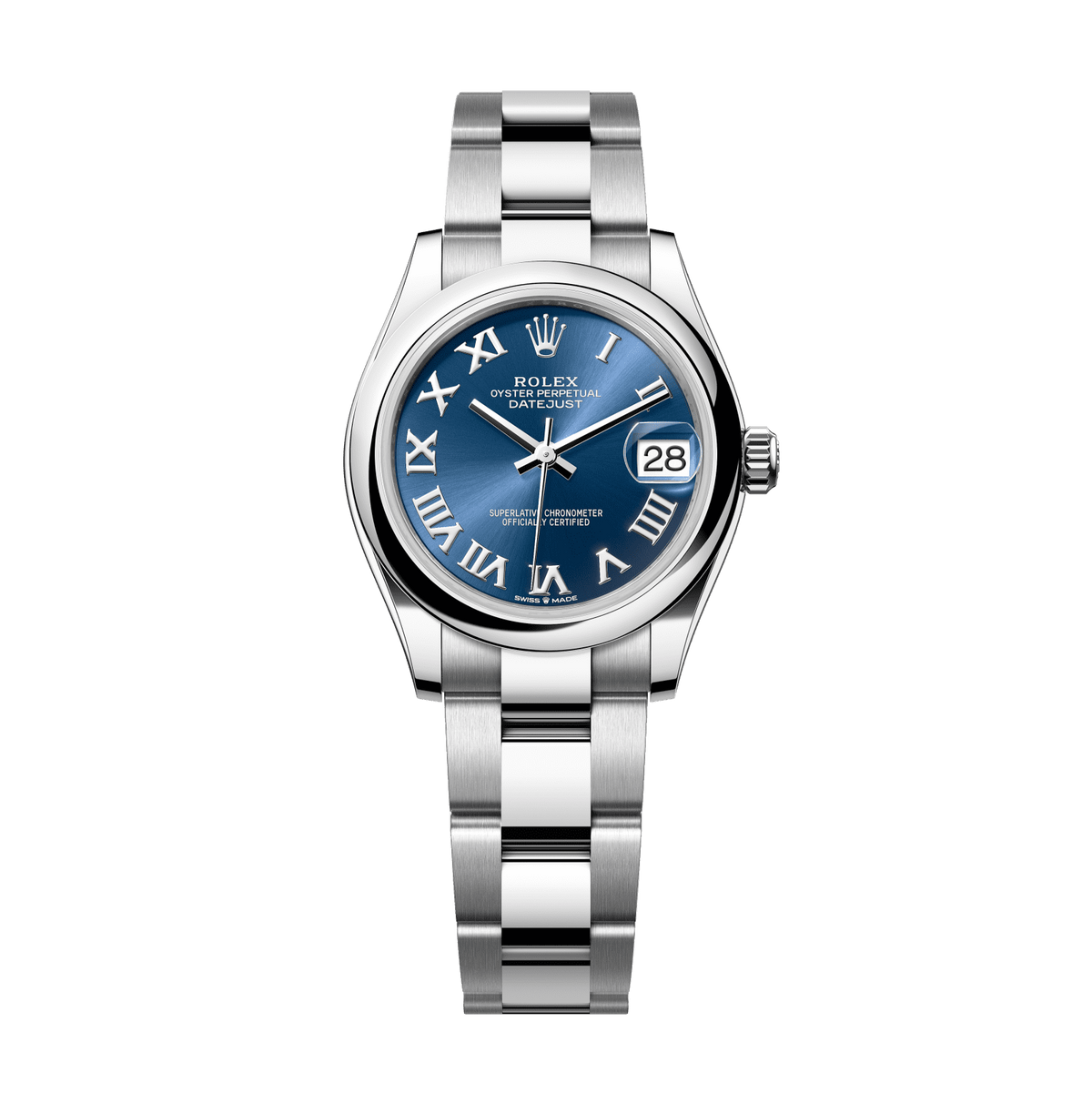 Rolex Datejust 31 mm Oystersteel Bright Blue Oyster 278240-0017