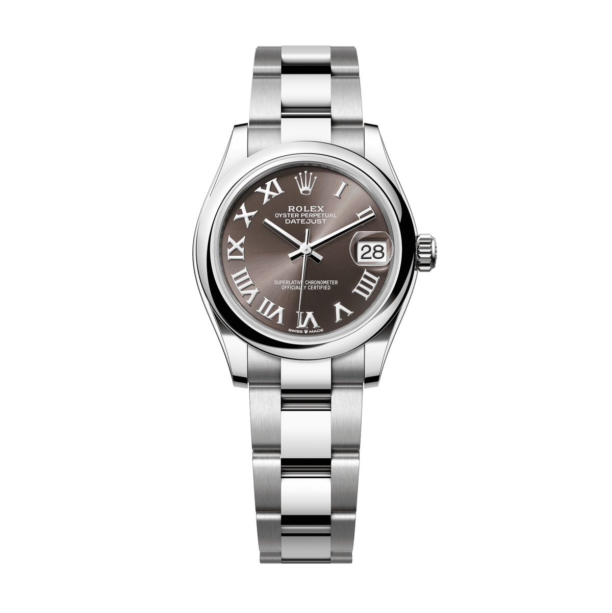 Rolex Datejust 31 mm Oystersteel Dark Grey Oyster 278240-0015