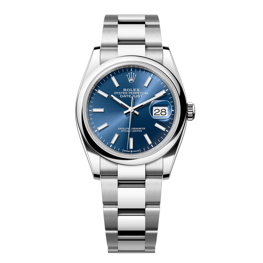 Rolex Datejust 36 mm Bright Blue Oystersteel Oyster 126200-0006