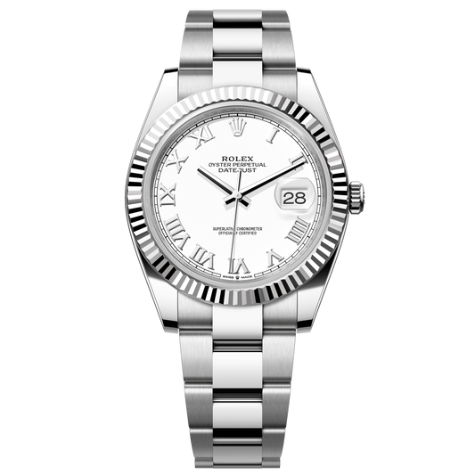 Rolex Datejust 41 mm White Oystersteel White Gold Oyster 126334-0023