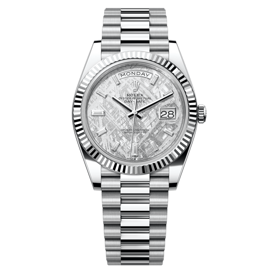 Rolex Day-Date 40 mm Meteorite Diamonds Platinum President 228236-0011