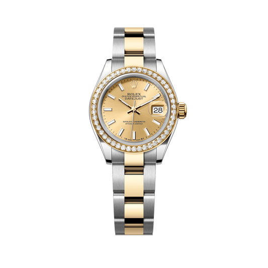 Rolex Lady-Datejust 28 mm Steel Gold Champagne Dial 279383rbr-0002