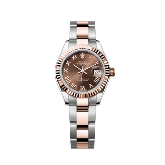 Rolex Lady-Datejust 28 mm Chocolate Oystersteel Everose Gold Oyster 279171-0010