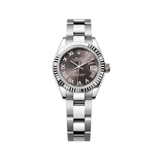 Rolex Lady-Datejust 28 mm Dark Grey Oystersteel White Gold Oyster 279174-0014