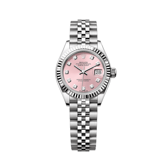 Rolex Lady-Datejust 28 mm Pink Diamond Oystersteel White Gold Jubilee 279174-0003