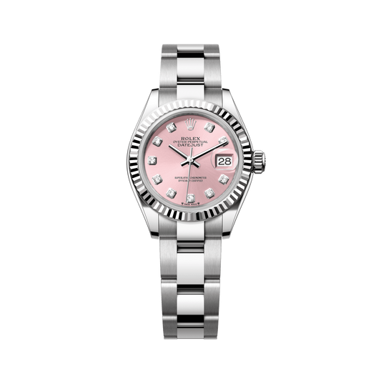 Rolex Lady-Datejust 28 mm Pink Diamond Oystersteel White Gold Oyster 279174-0004