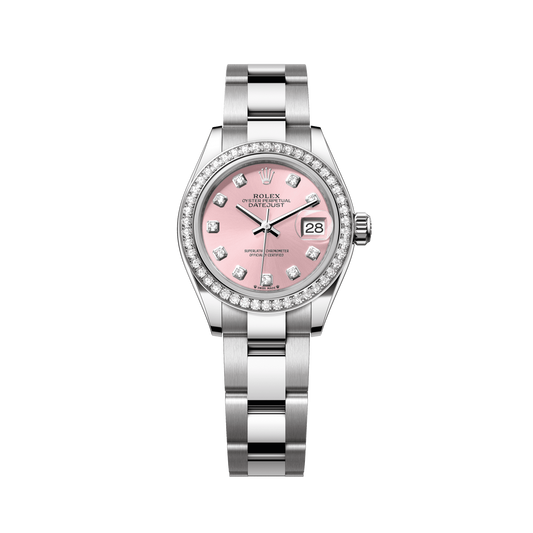 Rolex Lady-Datejust 28 mm Pink Oystersteel White Gold Diamond Oyster 279384rbr-0004