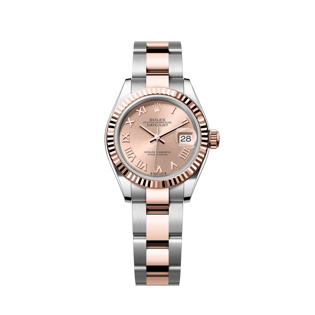 Rolex Lady-Datejust 28 mm Rosé Oystersteel Everose Gold Oyster 279171-0026