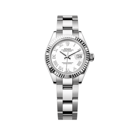 Rolex Lady-Datejust 28 mm White Oystersteel White Gold Oyster 279174-0020