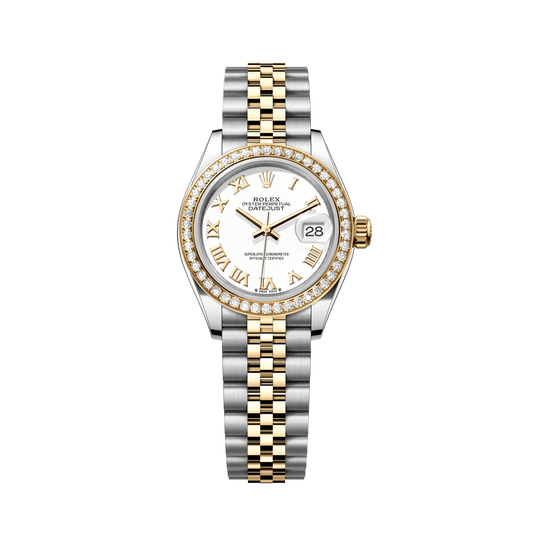 Rolex Lady-Datejust 28 mm Oystersteel Yellow Gold White Diamond Jubilee 279383rbr-0023