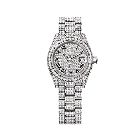 Rolex Oyster 28 mm Yellow Gold Diamond Dial Bracelet 279459RBR-0001