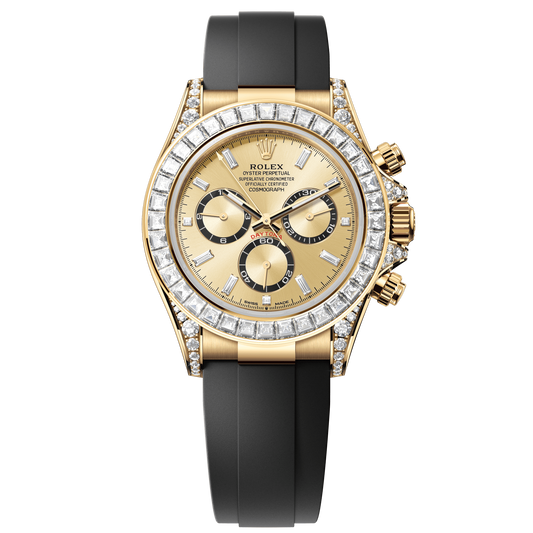 Rolex Oyster 40 mm Golden Diamonds 18k Yellow Gold Oysterflex 126538tbr-0004