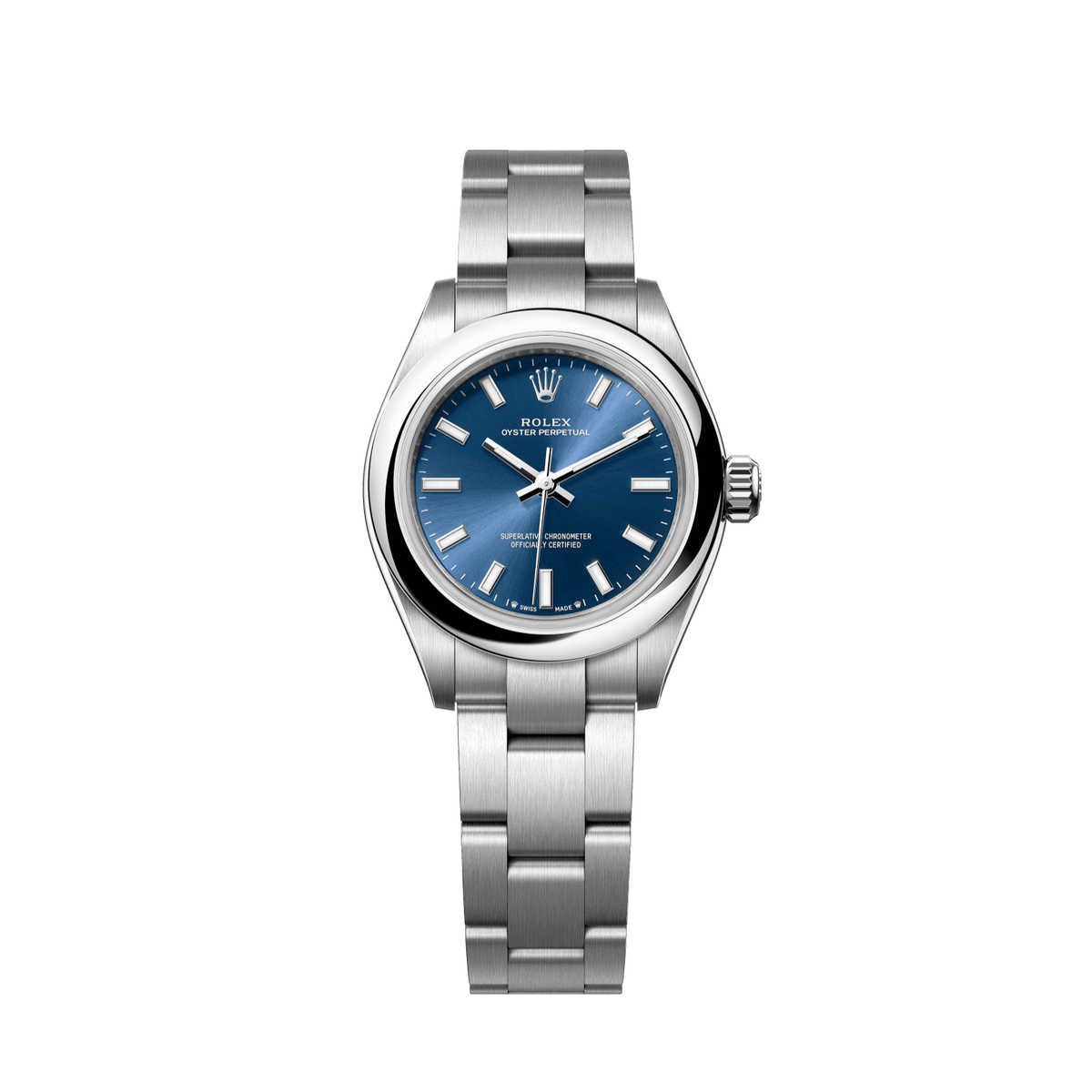 Rolex Oyster Perpetual 28 mm Bright Blue Oystersteel Oyster 276200-0003
