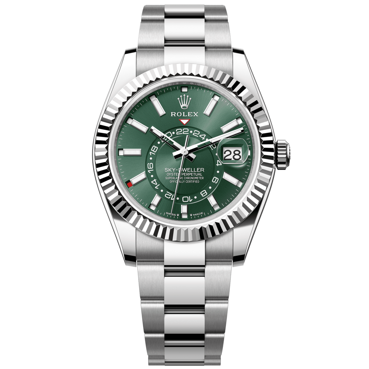 Rolex Sky-Dweller 42 mm Mint Green Oyster 336934-0001