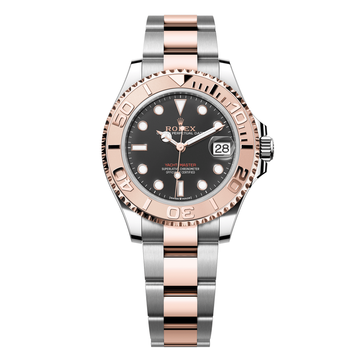 Rolex Yacht-Master 37 mm Everose Gold Intense Black Oyster 268621-0004