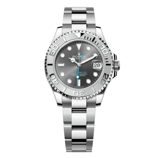 Rolex Yacht-Master 37 mm Slate Oystersteel Platinum Oyster 268622-0002