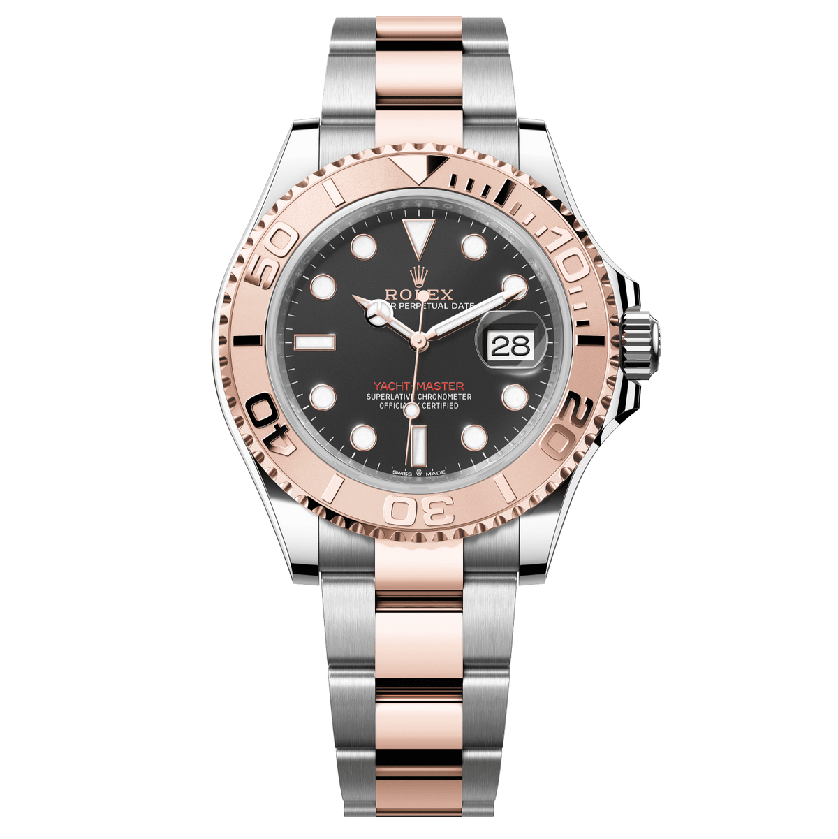 Rolex Yacht-Master 40 mm Intense Black Oystersteel Everose Gold Oyster 126621-0002