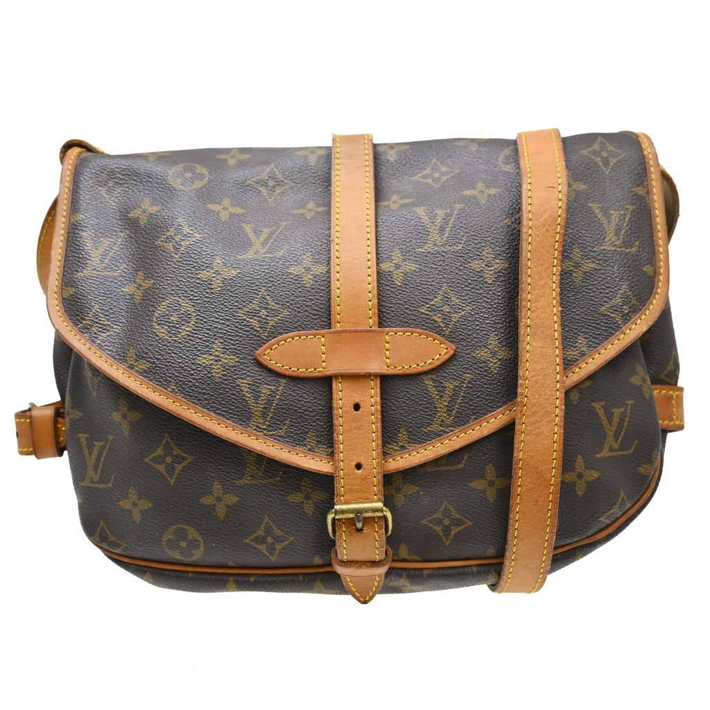 Saumur Handbag Monogram Canvas 30