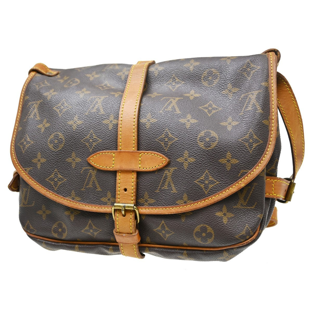 Saumur Handbag Monogram Canvas 30