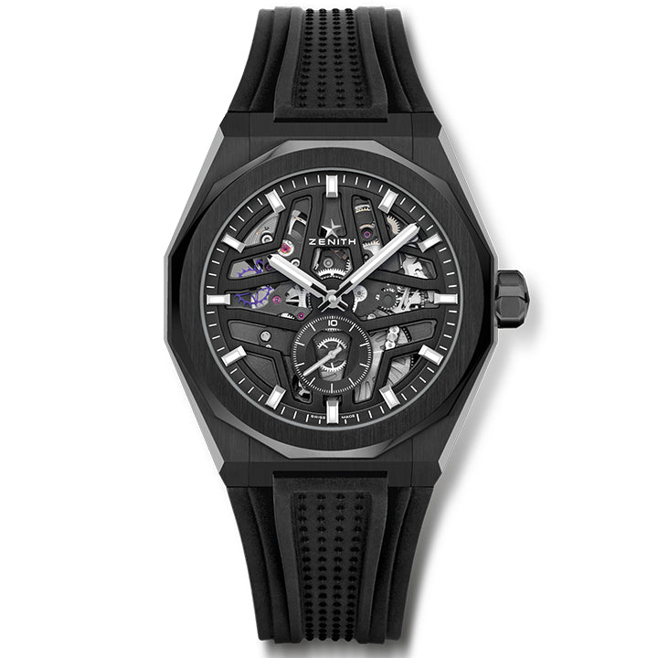 ZN Defy Skyline Skeleton Black Ceramic- 49.9300.3620/78.I001